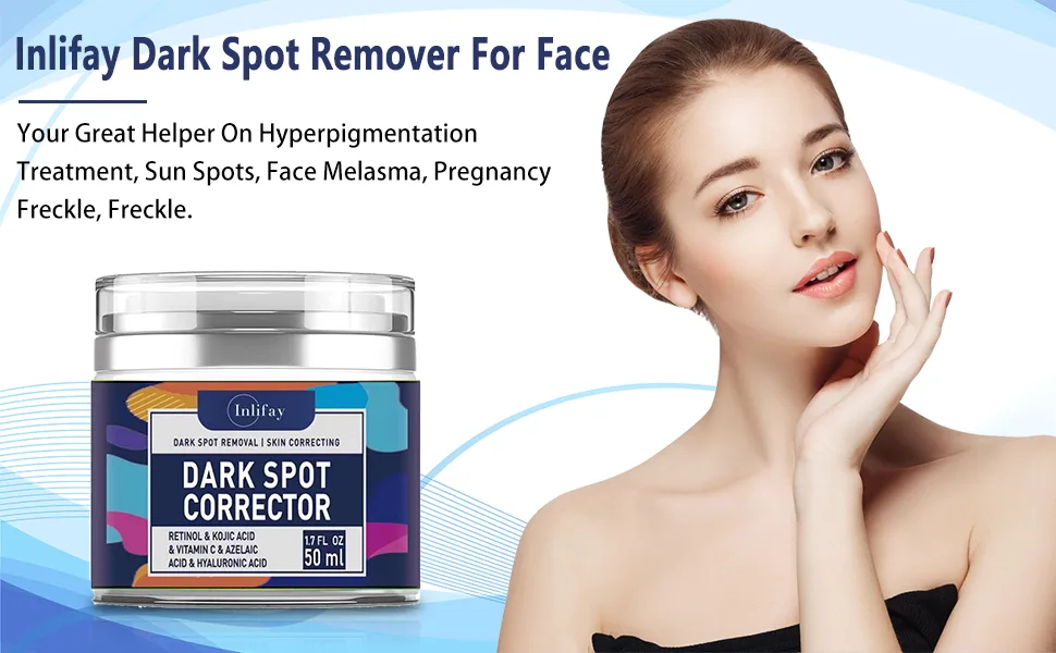 Dark Spot Remover for Face Hyperpigmentation Treatment. Dark Spots, Melasma, Freckle, Sun Spots Removal Dark Spot Corrector Cream for Women and Men - Dark Spots Types