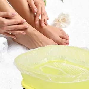 ForPro Pedi Guard Bath Liners, Fit All Portable Foot Baths, Disposable Pedicure Liners, Blue, 250-Count 250-Count Blue - product information 6
