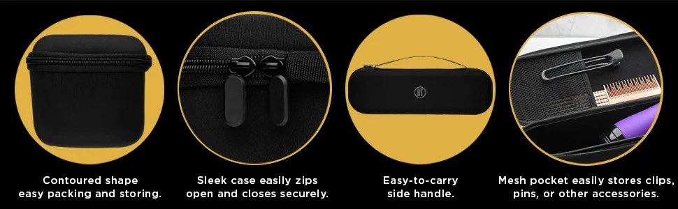 Hot Tools One Step Volumizer Carrying Storage Case, Black - one step volumizer; one step volumizer case; one step volumizer storage case; one step case; HT