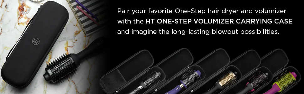 Hot Tools One Step Volumizer Carrying Storage Case, Black - one step volumizer; one step volumizer case; one step volumizer storage case; one step case; HT