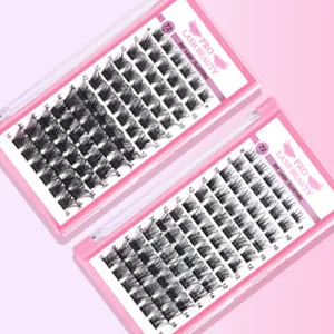 Lash Clusters, 72 Pcs Individual Lashes, Cluster DIY Lash Extension, Volume Eyelashes Look, Super Thin Band and Comfortable (D-16mm) 16 mm Volume - Lash Clusters