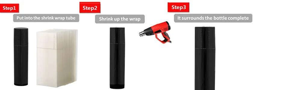 500Pcs Shrink Wrap for Lip Balm Tubes/lip gloss tubes, Easy to Use, Make Products More Professional - product information 3