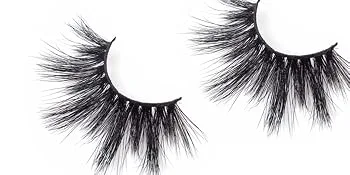 ASLOTUS Fluffy Lashes 3D Dramatic Long Eyelashes Face Lash Strip 20mm Mink Lashes S1 - lashes