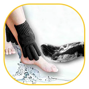 STEUGO 5 Pack Self Tanning Mitt Applicator Kit, Self Tan Glove, Face Tan Mitt, Back Lotion Applicator, Exfoliating Glove, Tanning Brush for Self Tanner Fake Bake Tan Tan Mitt Set 5 - STEUGO Exfoliator Glove