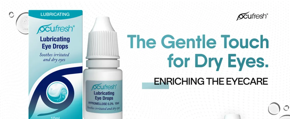 Ocufresh Eye Drops Lubricating Eye Drops for Irritated Eyes - 10mL (Pack of 6) - Normal_d1