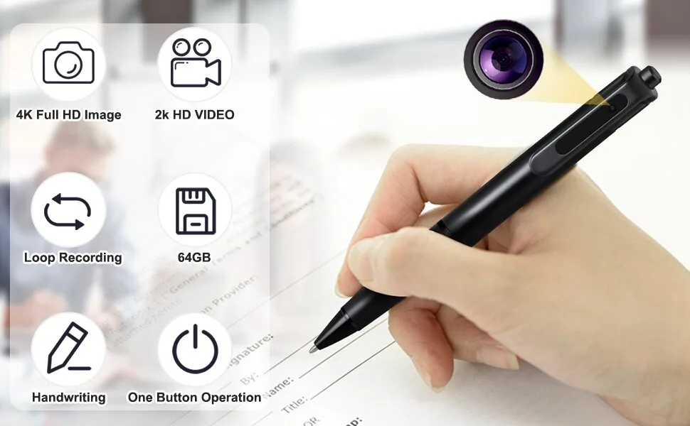NAKOE Hidden Camera Pen - Hidden Camera 1
