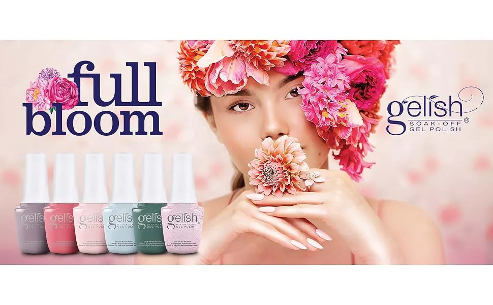 Gelish 6 Color Nail Polish Set Full Bloom - Gelish Full Bloom