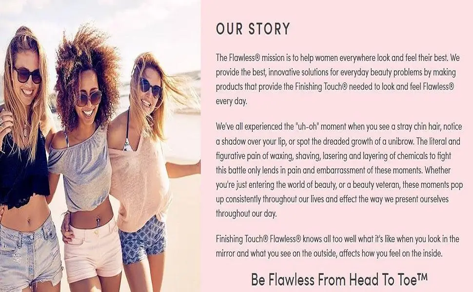 Finishing Touch Flawless Cleanse Spa Body Brush Replacement Attachments, 3 Pack 3 Piece Set - Our Story