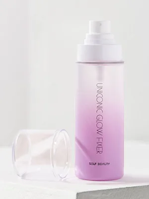 SELFBEAUTY Glow Makeup Setting Spray | Hydrating + Illuminating Makeup Setting Spray | Dewy Finish | Long-Lasting Makeup Fixing | Microfine Mist Spray | 3.38fl.oz, 100ml - Makeup Setting Spray