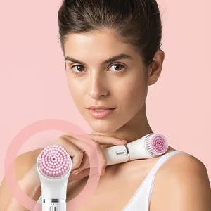 Braun Fem Epilator SE5-895 BtySet NA - Step 3: Cleanse & Exfoliate