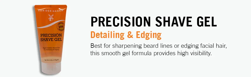 Van Der Hagen Precision Shave Gel (6 oz) - shave gel