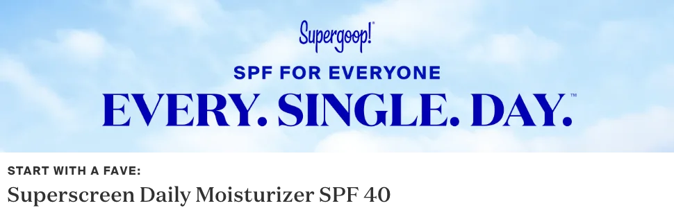 Supergoop! Superscreen - 1.7 fl oz - SPF 40 PA+++ Hydrating Daily Moisturizer - Reef-Friendly Sunscreen - Protection from UV Rays + Helps Filter Pollution & Blue Light - Superscreen
