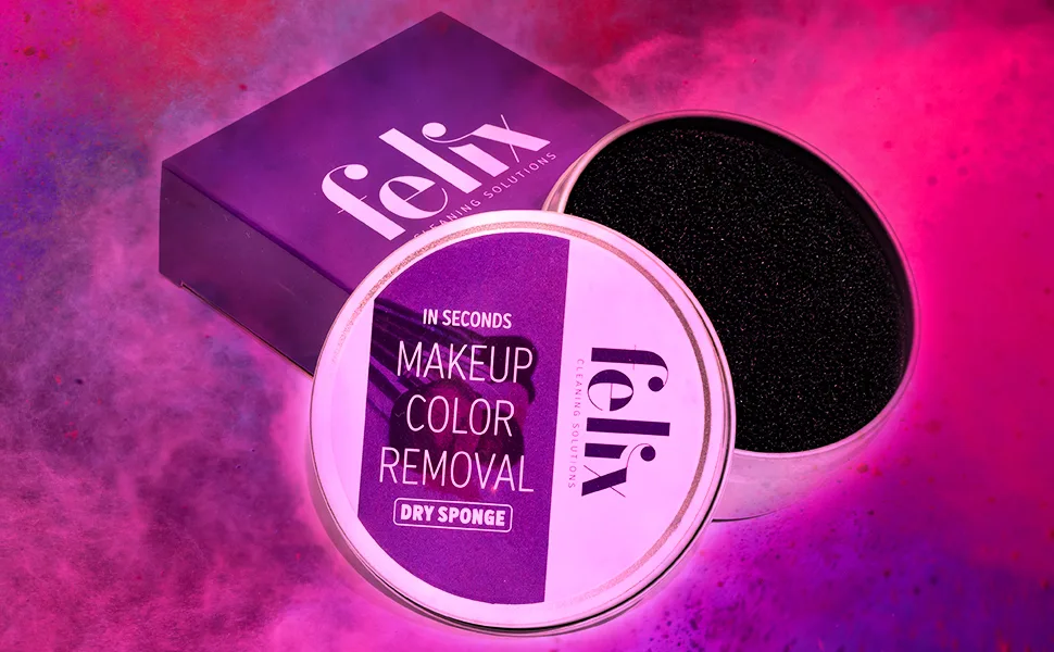 Makeup Brush Cleaner Sponge – Color Remover Sponge – Effective Removal of Eye Shadow and Blush Color – Quick Switch to Next Color – Dry Makeup Brushes Cleaner - Main pic
