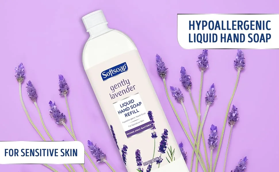 Softsoap Hypoallergenic Gently Lavender Hand Soap Refill - 32 Fluid Ounces - lavendar