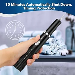 Plaque Remover for Teeth, PERSMAX Electric Tooth Cleaner with 3Modes, Dental Tartar Calculus Tooth Stain Remover Cleaning Tool Kit 100% Safe - 10 minutes automatically shut down
