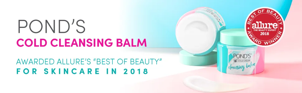 Pond's Cleansing Balm | Melt Away Makeup with this Makeup Remover Cleansing Balm 44 ML 1.5 Fl Oz (Pack of 1) - ponds cleansing balm makeup remover cleanser soft skin dry skin natural kbeauty unilever