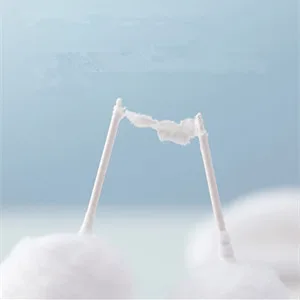 Cotton Swabs 800 Pieces, Double Precision Tips with Paper Stick, 4 Packs of 200 Pieces (Double Pointed) - q_tips