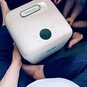 Papablic 4-in-1 UV Light Sanitizer | UV Sterilizer and Dryer Pro | UV Sterilizer Box with Dual UV-C Lights | Touch Screen Control - UV light box