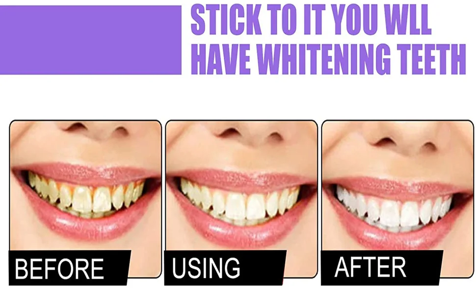 Purple Toothpaste for Teeth Whitening, v34 Color Corrector Teeth Whitening Toothpaste for Teeth Cleaning (1pc Purple) 1 Pc - product information 2