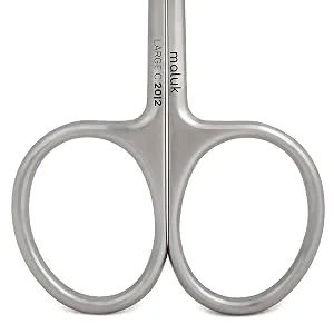 Professional Cuticle Scissors Maluk Large C - Finger Holes