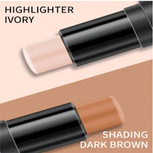 ONLYOILY double-end contour highlighter stick contour stick,face highlighter, contour makeup contouring sticks cream concealer (1) - contour stick