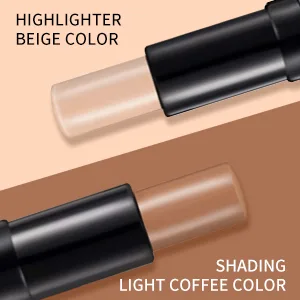 ONLYOILY double-end contour highlighter stick contour stick,face highlighter, contour makeup contouring sticks cream concealer (1) - contour stick