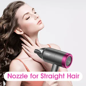Ionic Hair Dryer, CONFU 1800W Portable Lightweight Blow Dryer, Fast Drying Negative Ion Hairdryer Blowdryer, 3 Heat Settings & Infinity Speed, with Diffuser and Concentrator Nozzle for Home & Travel - product information 4