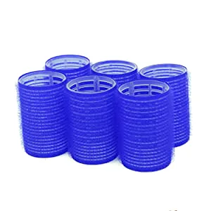 Hair Rollers, 12 Pack Self Grip Salon Hairdressing Curlers, DIY Curly Hairstyle,Colors May Vary, Large - product information 8