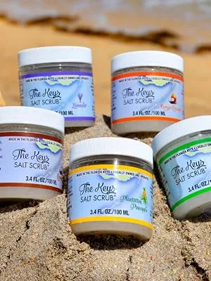 The Keys Salt Scrub (Key Lime, Travel Size 3.4 oz) Key Lime 3.4 Fl Oz (Pack of 1) - product information 2