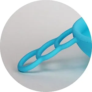 MOONTHLIES Reusable Menstrual Period Disc with Removal Loop Stem - Blue - Pack of 2 - Removal Loop Stem Patent Pending Design