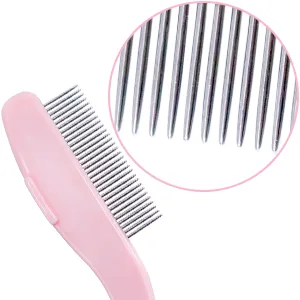 4PCS Folding Eyelash Comb, Eyebrow Comb Metal Teeth, Eyelash Separator Comb, Eyelash Brush and Comb, Professional Tool for Define Lash & Brow (Black) - high quailty