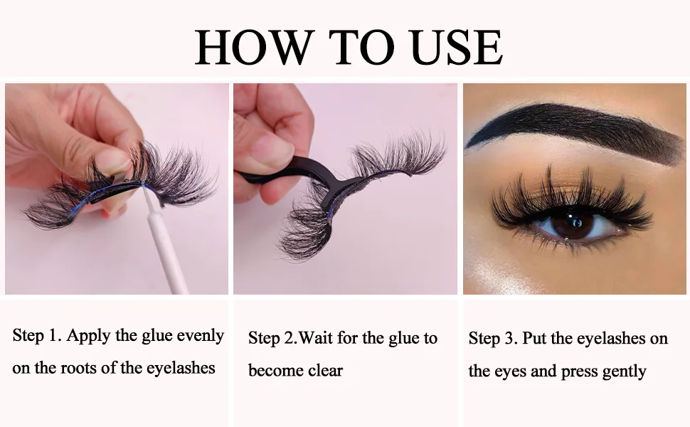 Clear Eyelash Glue Eyelash Adhesive Super Strong Hold Lash Glue Waterproof False Eyelashes Glue Suitable for Sensitive Eyes Lash Adhesive 0.176oz,(Clear) 1pcs Clear - eyelash glue