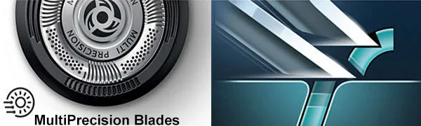 SH50 Replacement Heads for Philips Norelco Shavers Series 5000, Replace HQ8 Heads, OEM SH50/52 MultiPrecision Blades Made in Netherlands - sh50
