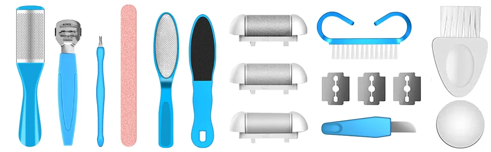 Electric Callus Remover for Foot, rechargeable foot callus remover tool Spa Pedicure Tool for Foot 2 Speed white - foot
