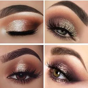 UCANBE 5 Colors Sparkle Liquid Eyeshadow Makeup Set Long Lasting Lightweight Metallic High Pigmented Glitter Eyeliner Shimmer Eye Shadow Stick Set #2 Set 2 - product information 3