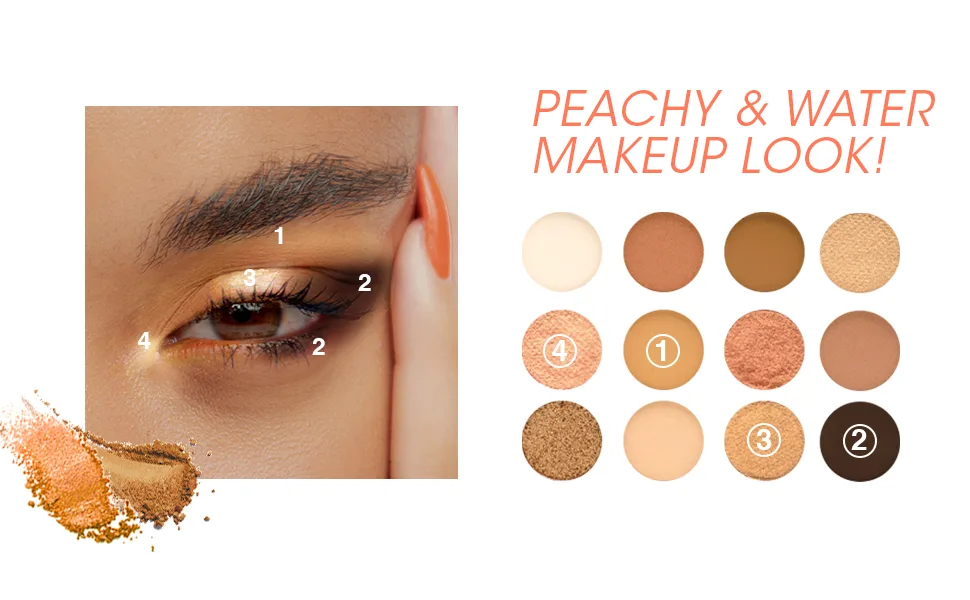 EBIN NEW YORK Sandstorm - Secret of Pharaoh Eyeshadow Palette, Highly Pigmented and Blendable, Cruelty-Free, Long-Lasting Matte & Shimmer - product information 5