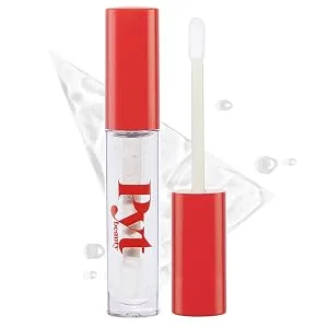PYT Beauty Clear Lip Gloss, Hydrating, Natural Lip Plumper, Hypoallergenic, Vegan Makeup, 1 Count - plump it up lip gloss
