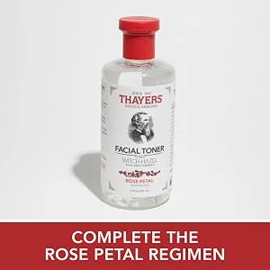 THAYERS Rose Petal Radiance Boosting Moisturizer with Hyaluronic Acid and Vitamin E, 4 Ounces Balm - Thayers Radiance Boosting Collection