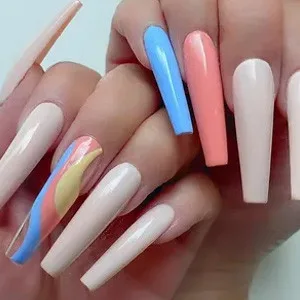 Vcedas 240PCS Extra Long Full Cover Nails XXL Coffin Tips Clear Long Ballerina False Nail Tips for DIY Finger with Box (240 Clear) - product information 6