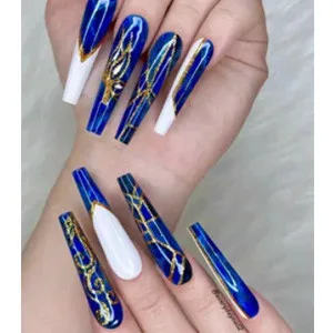 Vcedas 240PCS Extra Long Full Cover Nails XXL Coffin Tips Clear Long Ballerina False Nail Tips for DIY Finger with Box (240 Clear) - product information 7