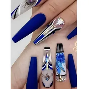Vcedas 240PCS Extra Long Full Cover Nails XXL Coffin Tips Clear Long Ballerina False Nail Tips for DIY Finger with Box (240 Clear) - product information 9
