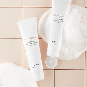 Nooni Daily Face Wash - Snowflake Whipping Cleanser | Foam, Nourish, Refine, and Remove Impurities, for All Skin Types, 5.07 Fl Oz - nooni