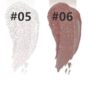 Liquid Glitter Eyeliner, Metallic Shimmer Glitter Eyeshadow, Long Lasting Waterproof Sparkling Eyeliner Eye Shadow(6 Colors) #05 - product information 14