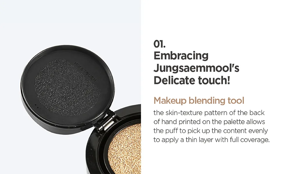 [JUNGSAEMMOOL OFFICIAL] Essential Skin Nuder Long Wear Cushion (Refill included) (Medium) SPF50+ - product information 4
