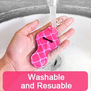 Chapstick Holder Keychain, Caffox 30Pcs Lip Balm Holder with Clip, Chapstick Lipstick Lipgloss Holder Bulk for Lanyards, Keychain - chapstick keychain bulk