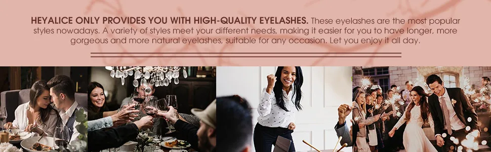 25mm Dramatic Mink Eyelashes 3D Fluffy Dramatic Long Lashes Full High Volume Crossed Fake Lashes Pack Soft Reusable 7 Pairs False Eyelashes by HeyAlice 7 Pair (Pack of 1) - false lashes