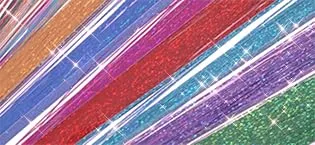 Hair Tinsel Silver 1600 Strands 8pcs Sparkling & Shiny Hair Tinsel Extensions with Tools 8 Pcs Silver - tinsel hair extensions