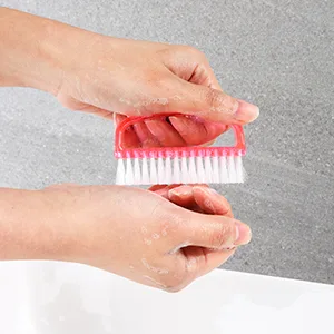 OKF New Version Nail Brush with More Practical Handle, Fingernail Brush Easy to Clean Toes and Nails Scrub(5 Pack) Blue - D-sharp nail brush A+300X300-3