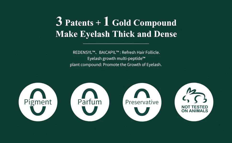 Eyelash Growth Serum BREYLEE Lash Serum for Thicker Brows and Grow Bows Faster, Longer, Fuller (3ML/ 0.1 Fl. Oz) Gold - eyelash serum-4