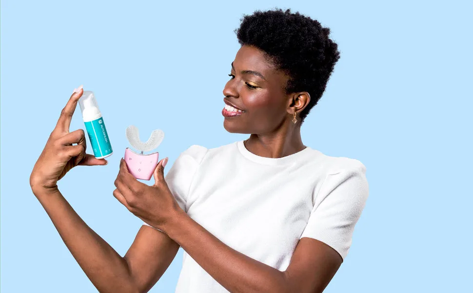 Autobrush Advanced Whitening Foaming Toothpaste (Mint Flavored) - 30 Day Supply per Bottle (Two Pack) - Original Toothpaste